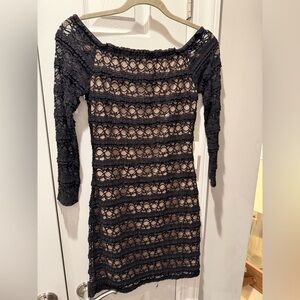 ALI & JAY Black Lace Mini Dress